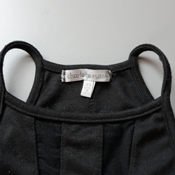 Charlotte Russe- mesh designed body suit - Picture 4 of 8